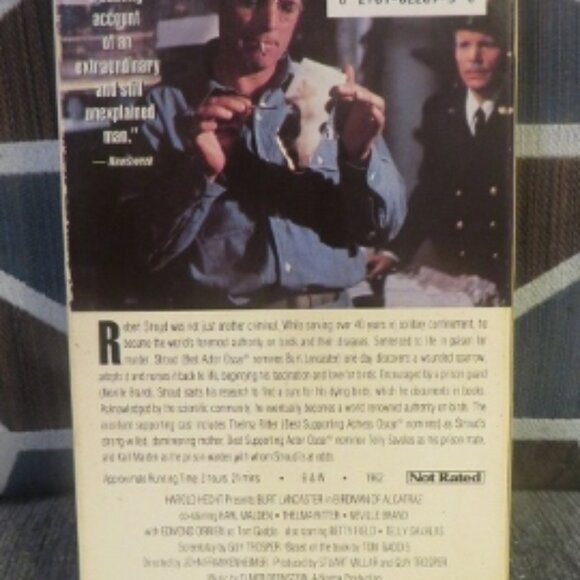 BIRDMAN OF ALCATRAZ - 1962 - VHS (1990 Release) - Picture 2 of 9